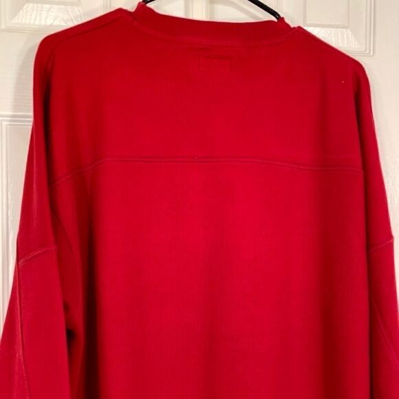 ARIZONA RED LONG SLEEVE HENLEY XL - Picture 3 of 4